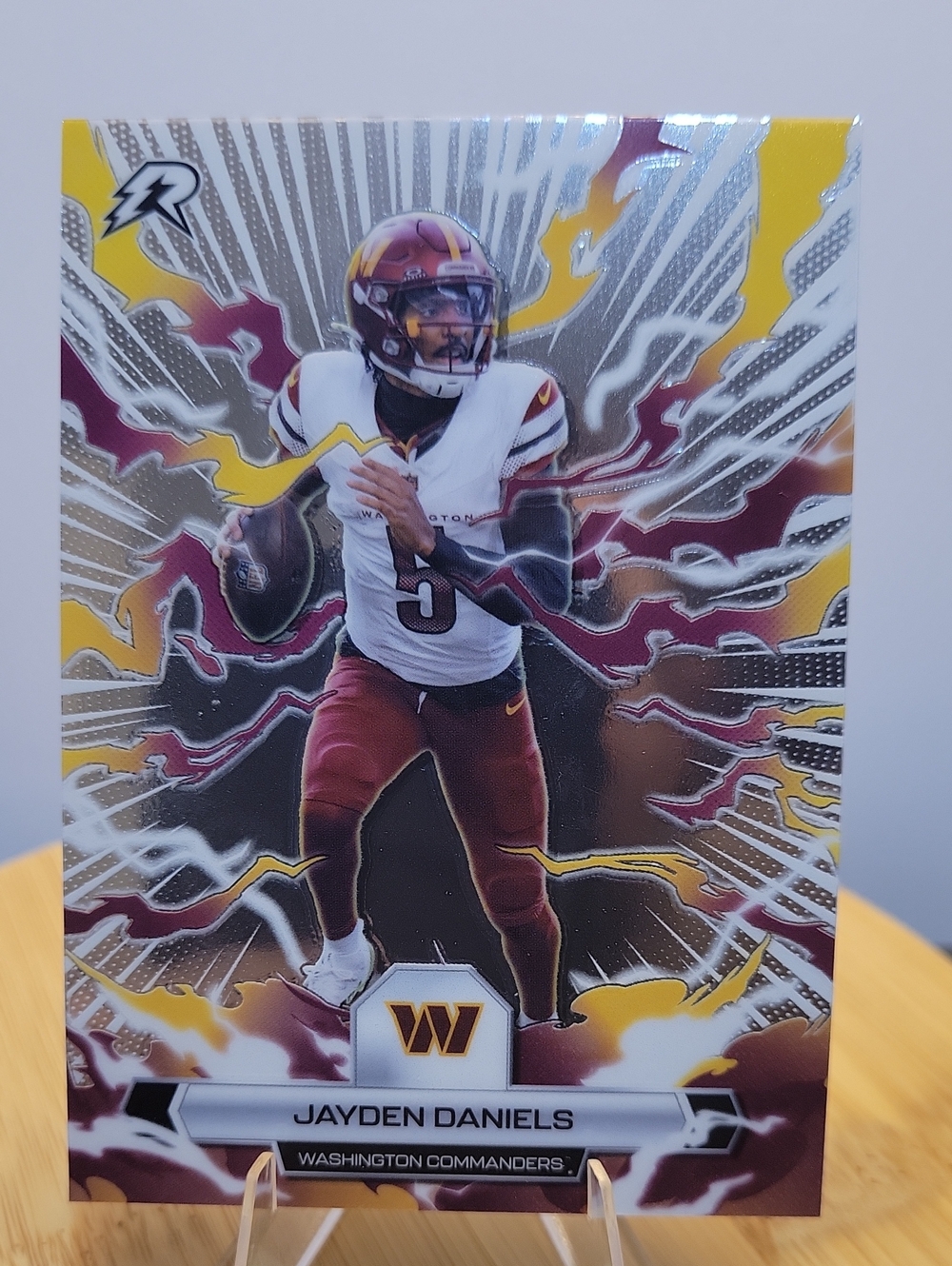 Topps Jayden Daniels Card - Maroon & Yellow